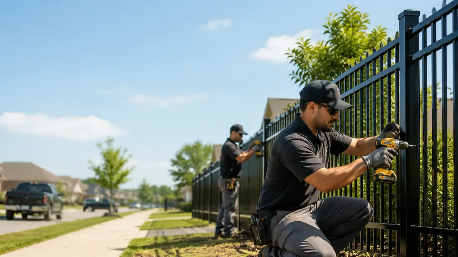 Metal Fence Installation in Casco, ME